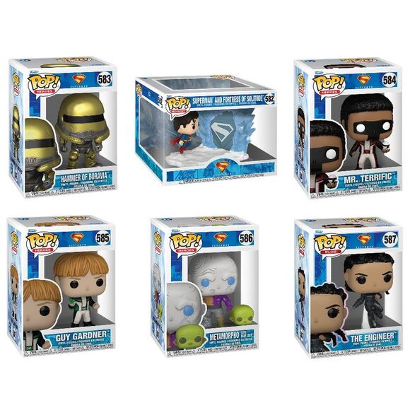 Superman (2025 Movie) Funko Pop! Series 2 Complete Set (6) - Picture 2 of 3
